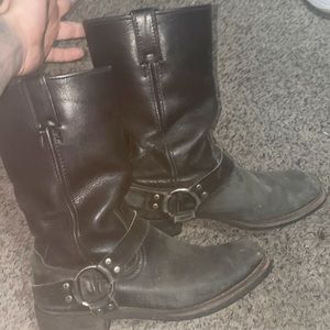 Harley Davidson boots.